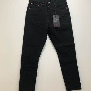 Levi’s 501 Hi-Rise Black Skinny Jeans